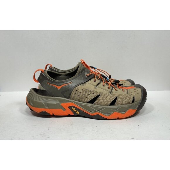 Hoka One One Tor Trafa Men's Slip On Sandals Shoes Brown Size 14 1016311 BROG - Picture 1 of 8